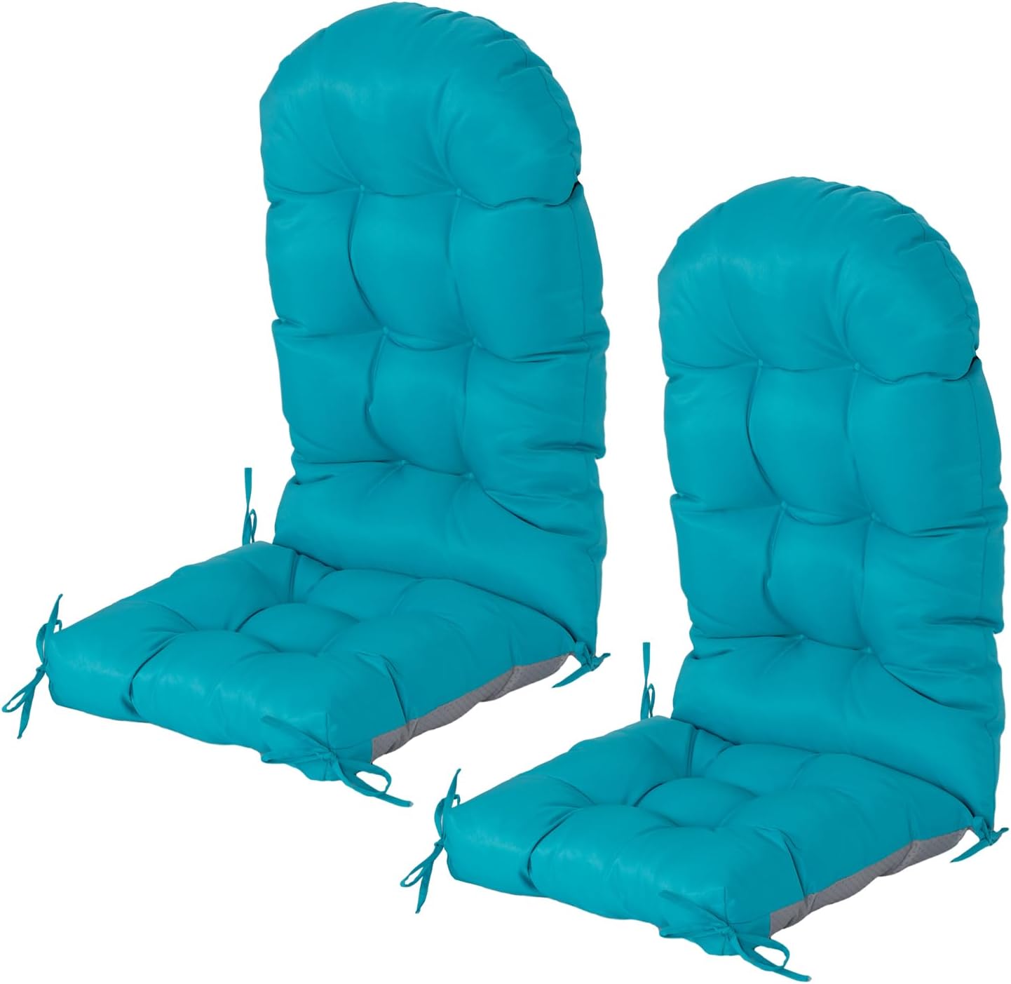 Nalone Adirondack Cushion Rocking Chair Cushions High Back Adirondack Chair Cushion with Ties Patio Cushions for Outdoor Furniture