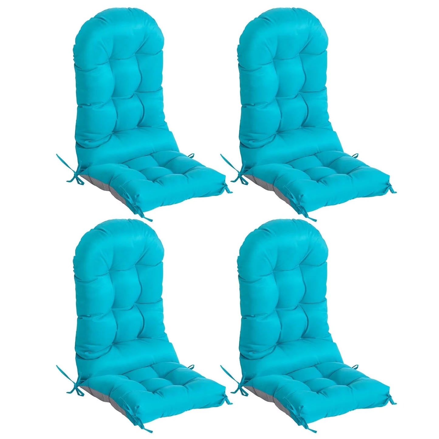 Nalone Adirondack Cushion Rocking Chair Cushions High Back Adirondack Chair Cushion with Ties Patio Cushions for Outdoor Furniture