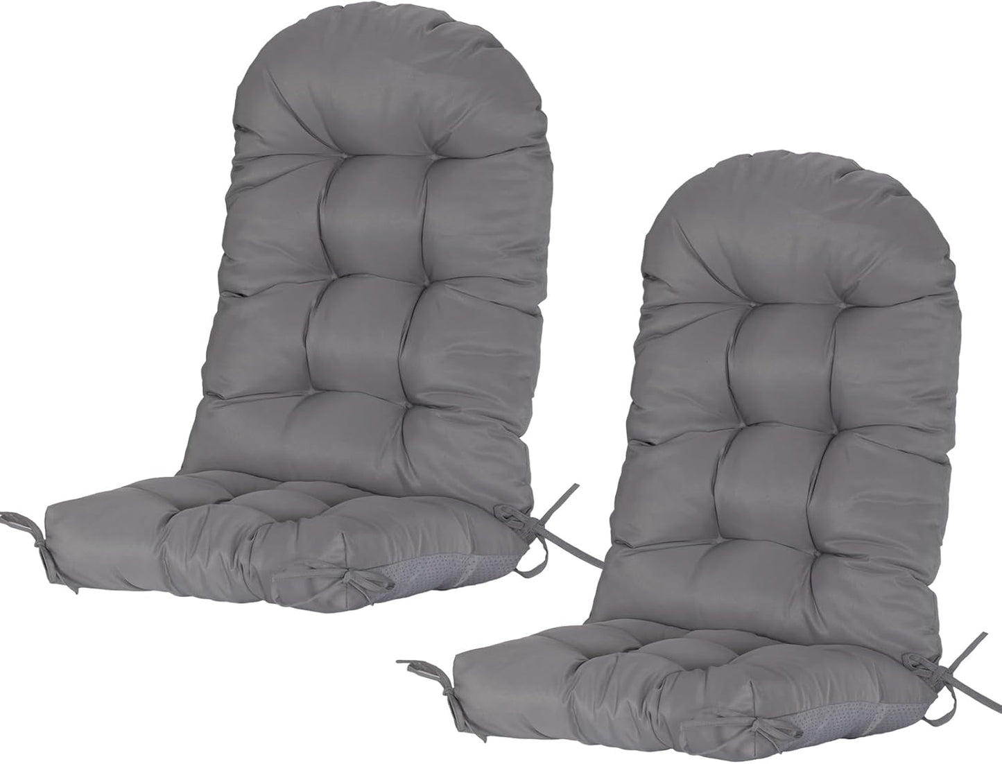 Nalone Adirondack Cushion Rocking Chair Cushions High Back Adirondack Chair Cushion with Ties Patio Cushions for Outdoor Furniture