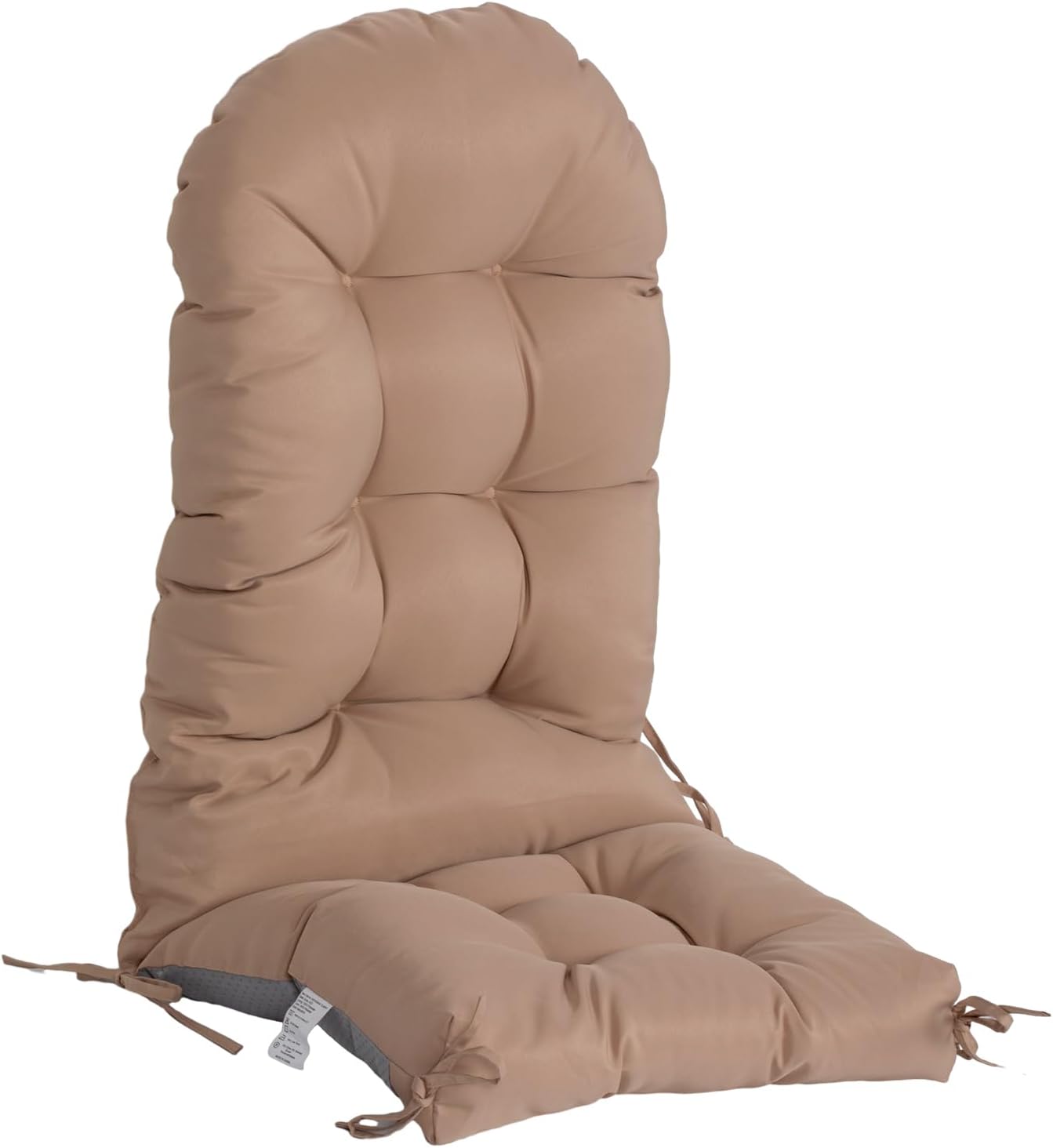 Nalone Adirondack Cushion Rocking Chair Cushions High Back Adirondack Chair Cushion with Ties Patio Cushions for Outdoor Furniture