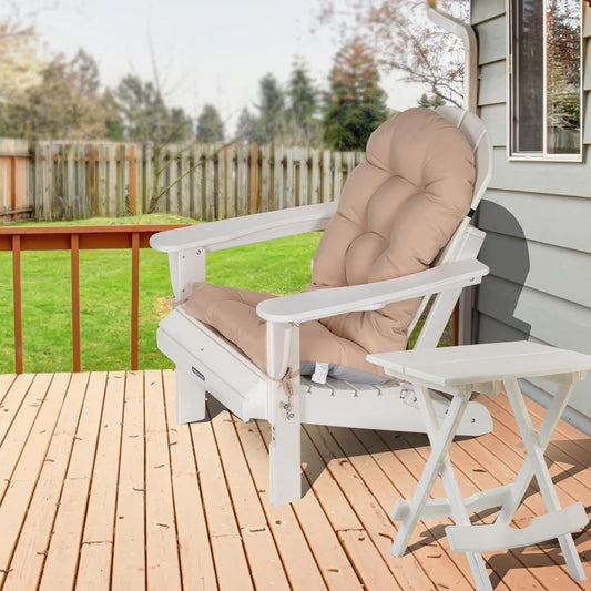 Nalone Adirondack Cushion Rocking Chair Cushions High Back Adirondack Chair Cushion with Ties Patio Cushions for Outdoor Furniture