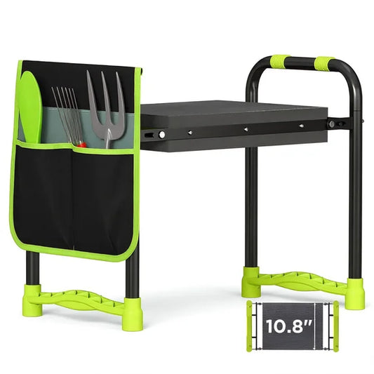 Nalone Garden Kneeler and Seat, Heavy-Duty Foldable Garden Stool Portable Garden Bench for Women Seniors
