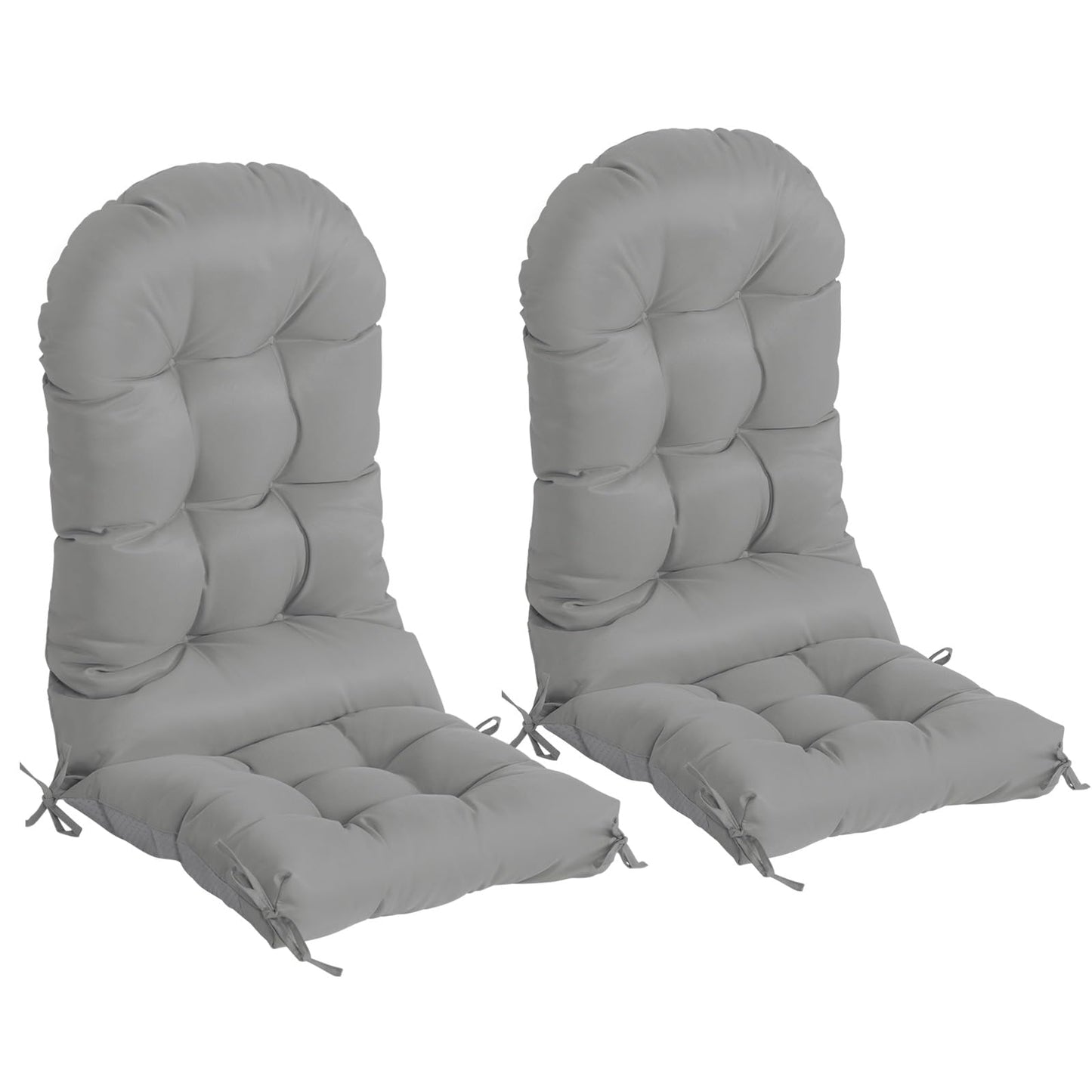 Nalone Adirondack Cushion Rocking Chair Cushions High Back Adirondack Chair Cushion with Ties Patio Cushions for Outdoor Furniture